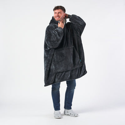 Hoodie Blanket - Dark Grey