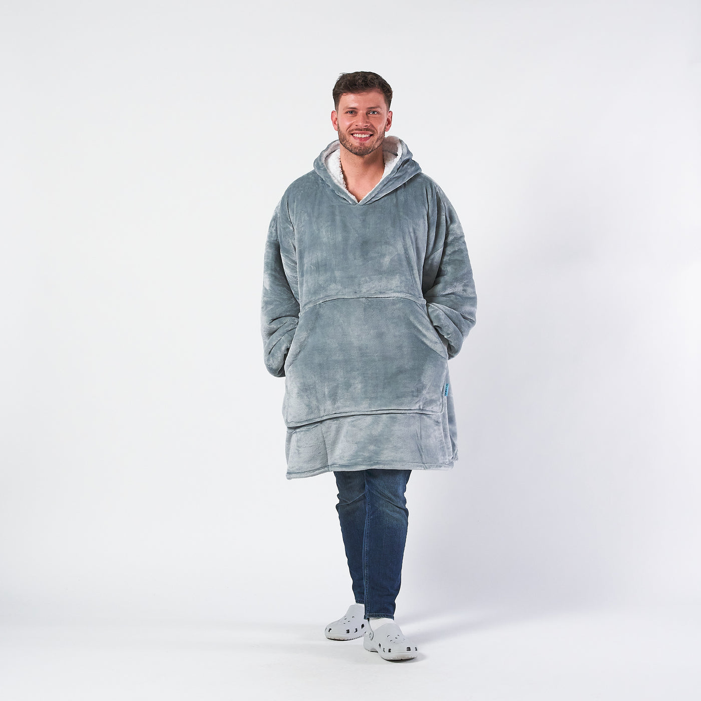 Hoodie Blanket - Light Grey