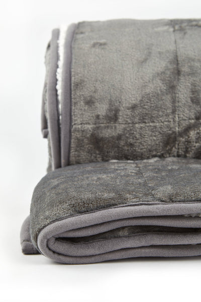 Weighted Sherpa Blanket - Dark Grey