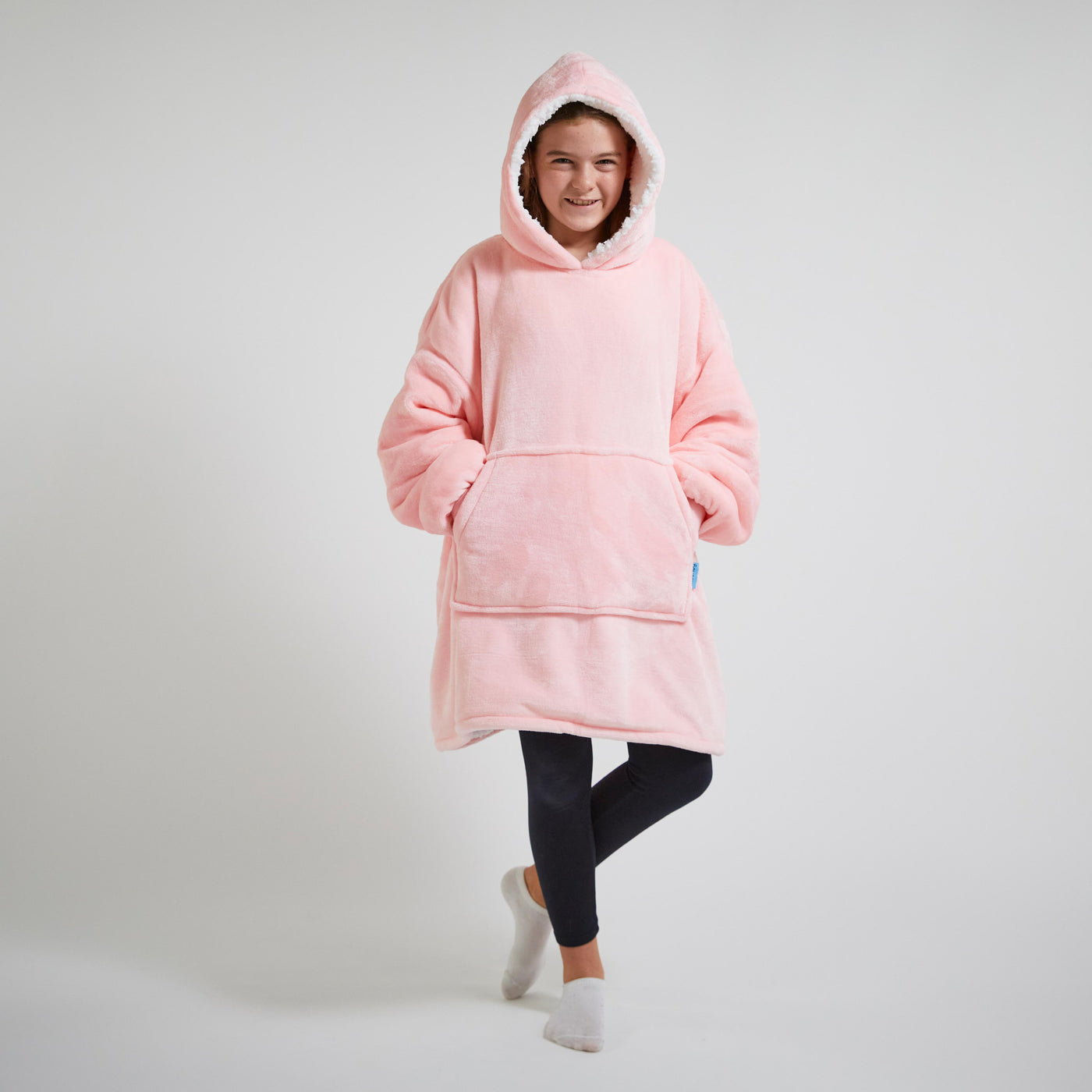 Kids Hoodie Blanket - Pink